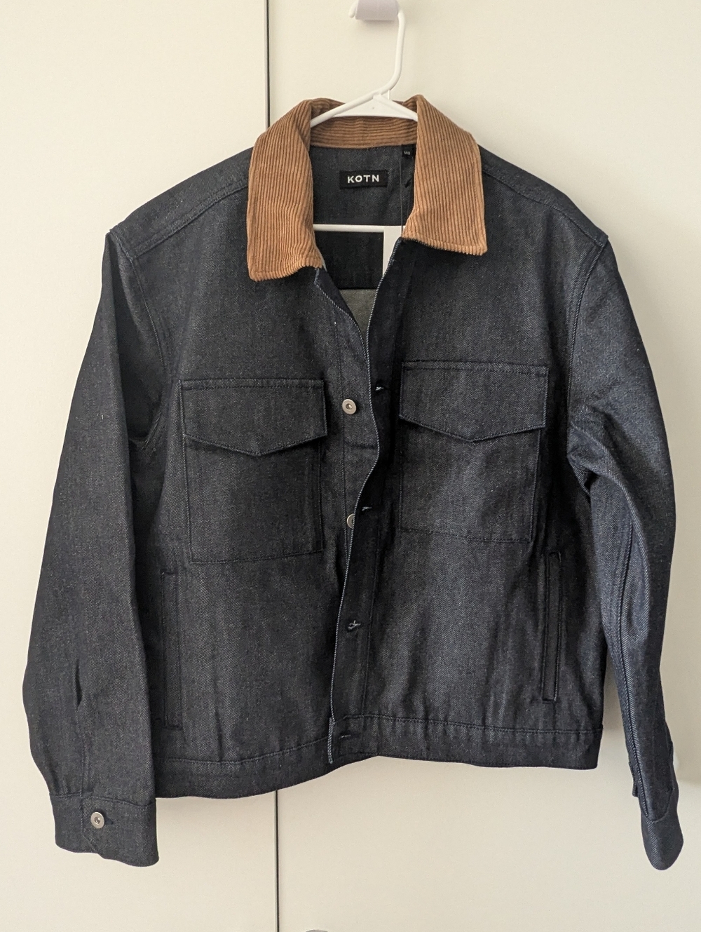 *NWT* KOTN Denim Overshirt in Raw